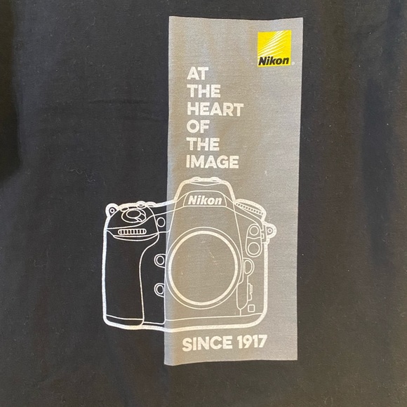 Black Nikon t shirt great condition - Picture 2 of 5